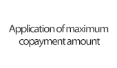 Application of maximum copayment amount